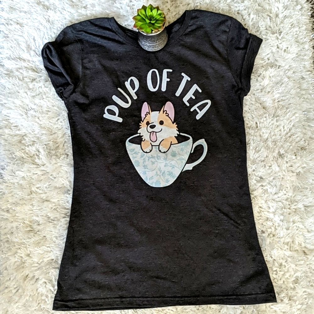 NWOT "PUP OF TEA" 🐕 T-shirt